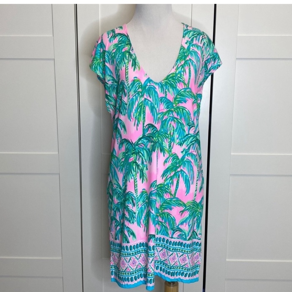 Lilly Pulitzer Talli Swimsuit Coverup Pink Blossoms Suite Views